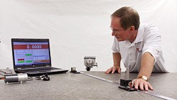 Laser on-site laser calibration